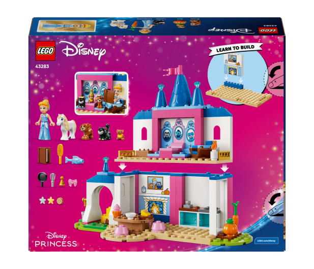 LEGO DISNEY 43283 Zamek Kopciuszka i jej zwierzęcych przyjaciół - 1529797 - zdjęcie 9